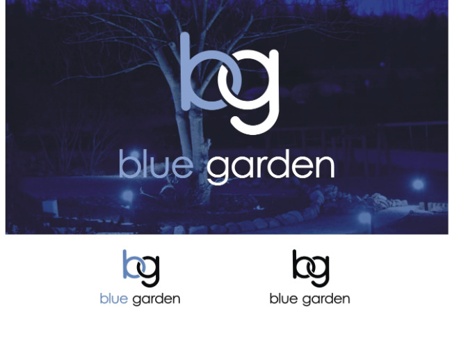 Projektowanie logo dla firm,  Logo dla Blue Garden, logo firm - wodawogrodzie